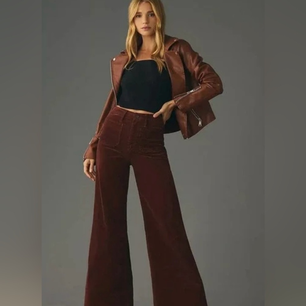Mother The Patch Pocket Roller Jeans Rum Russian